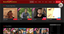 Desktop Screenshot of bestofgaymusclelive.com